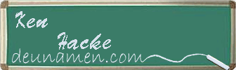 Ken Hacke Visitenkarte